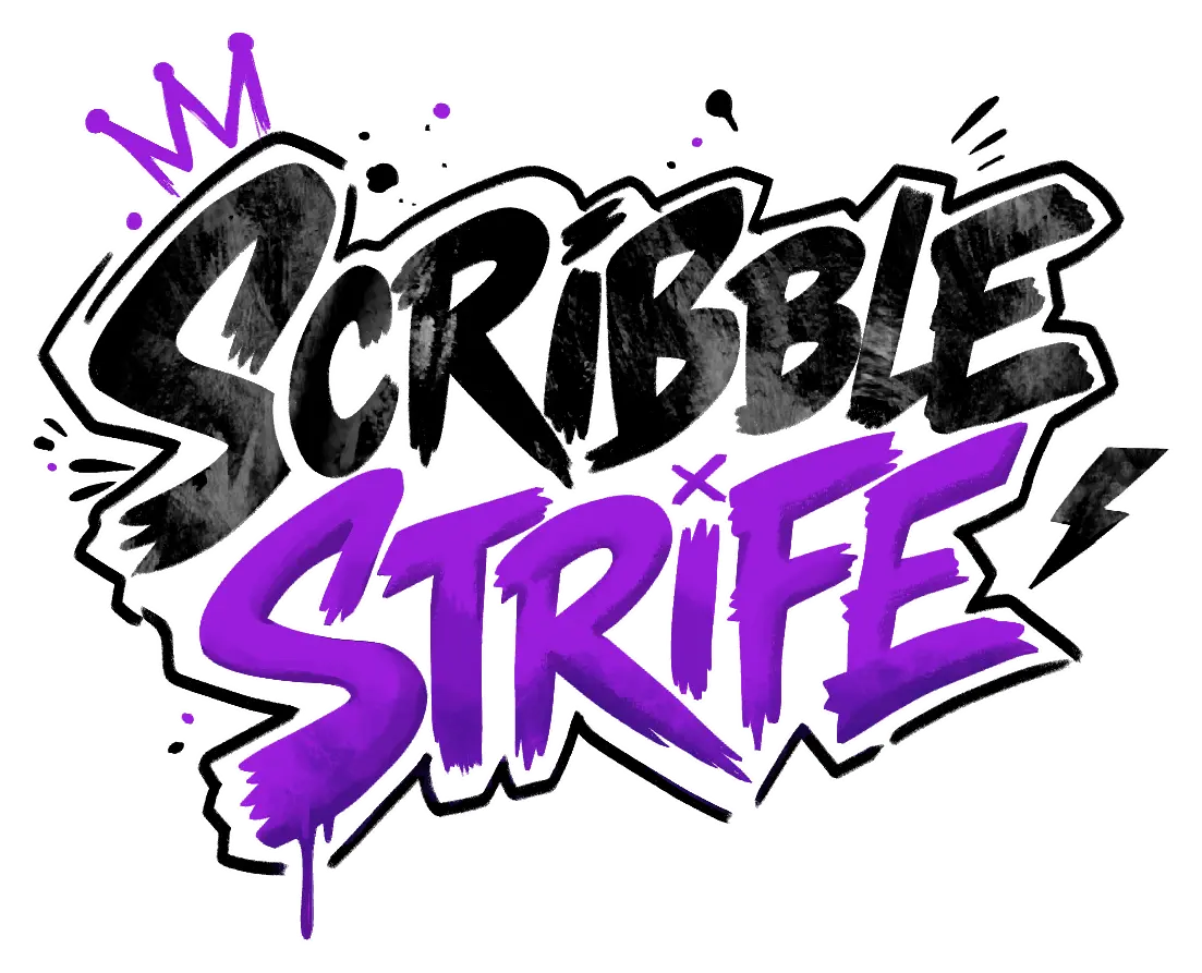 Scribble Strife graffiti logo